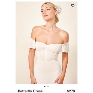 REFORMATION BUTTERFLY DRESS NWT